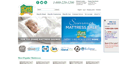 Desktop Screenshot of homemattresscenter.com